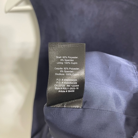 Aritzia - Babaton - Navy suede sleeveless top - Size XS - Picture 5 of 5